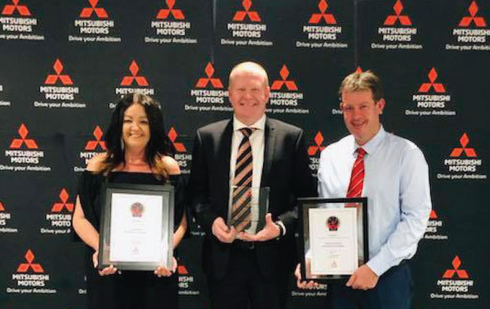 Wakeling Automotive recognised at Mitsubishi Annual Awards
