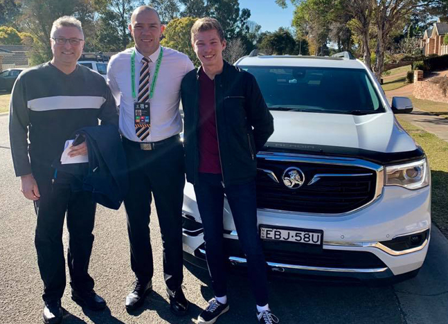 Wests Tigers win by a landslide as our lucky winner watches on